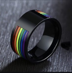 LGBTQ Wedding Band/Promise Ring