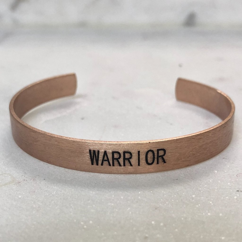 Brushed Copper "Warrior" Bracelet